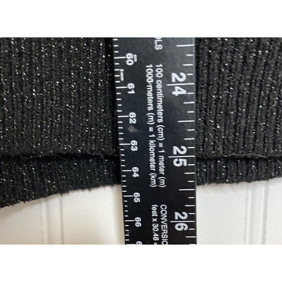 Holiday Time Womens 2X Fair Isle Polar Bears Metallic Tunic Crew Neck Sweater - Picture 9 of 9